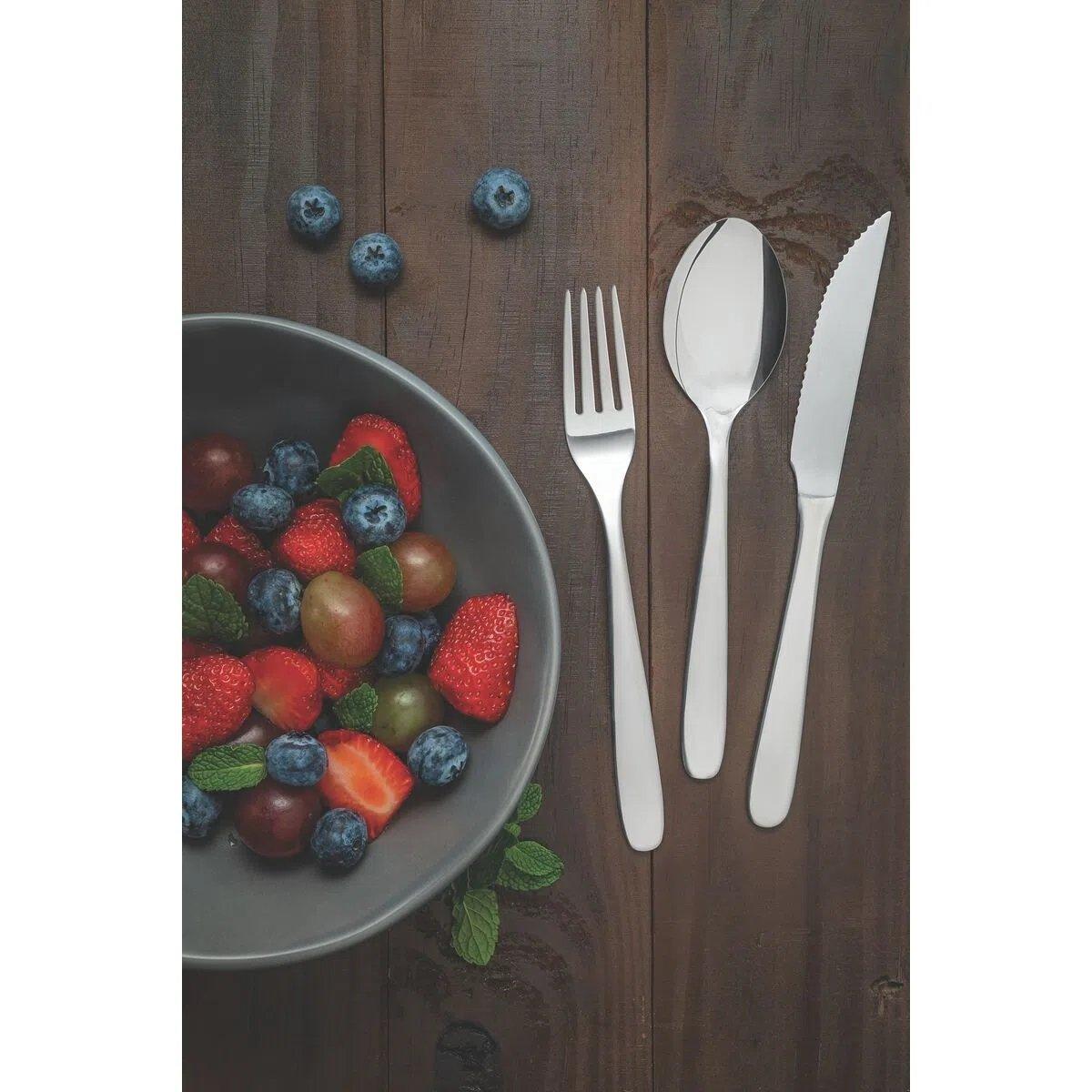 JUEGO DE CUBIERTOS HAVAÍ DE 24 PZAS TRAMONTINA DE ACERO INOX - GRUPODONPEDRO