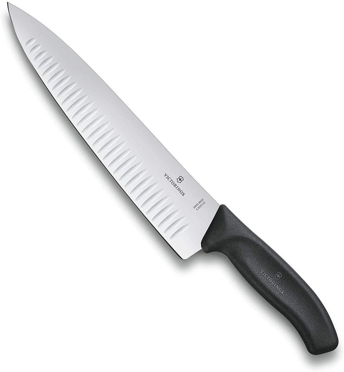 CUCHILLO PARA CHEF NEGRO 25CM VICTORINOX - GRUPODONPEDRO