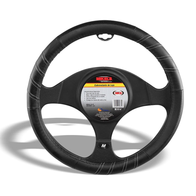 Cubrevolante deportivo de piel negro Mikels