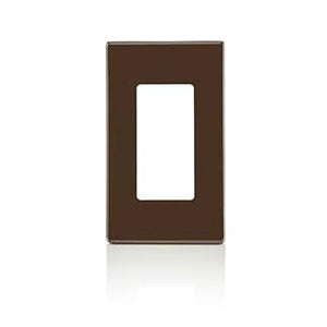 Placa decora plus 1 unididad marron