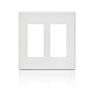 Placa decora 2 modulos blanco 80309-0sw