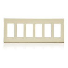 Placa decora 6 unidades almendra