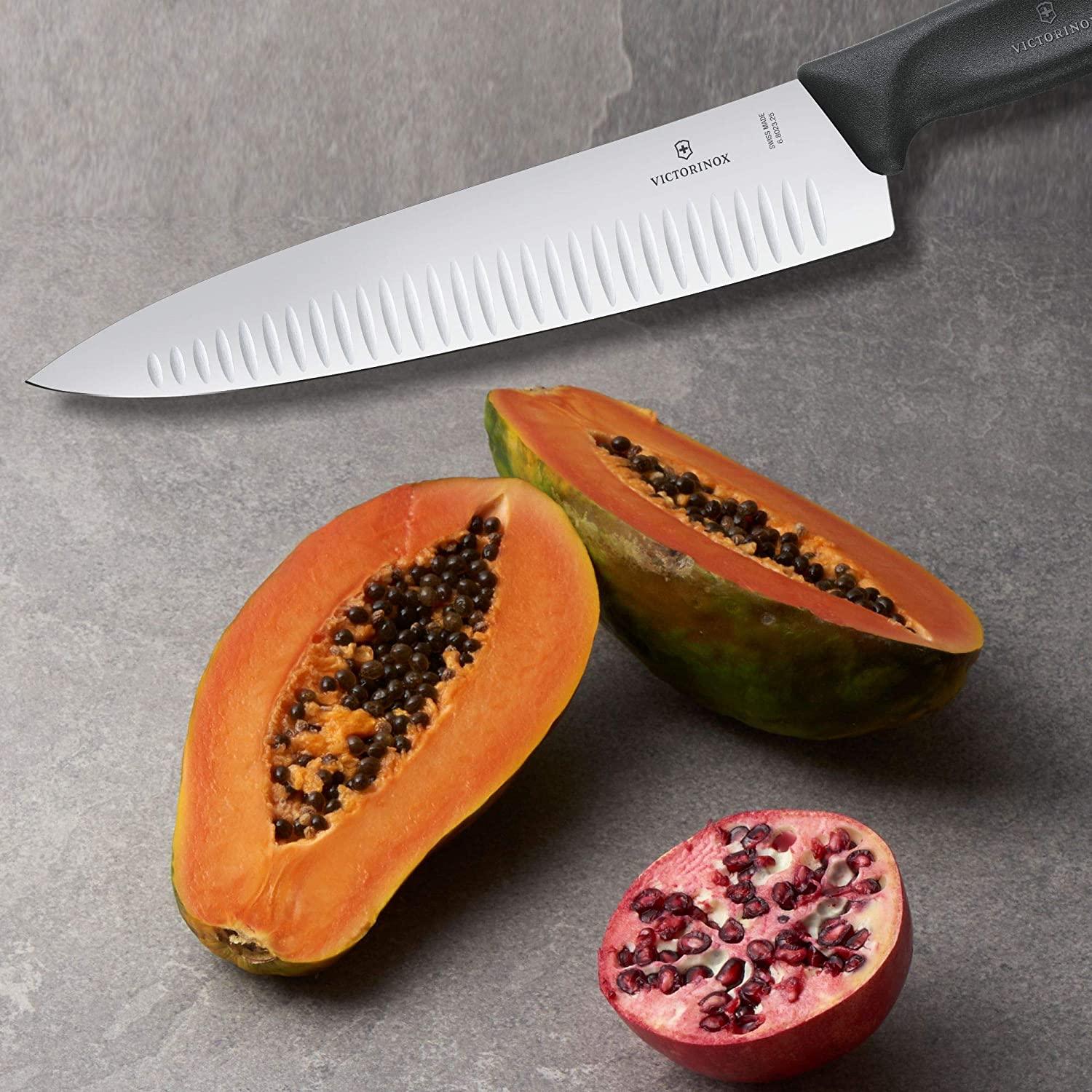 CUCHILLO PARA CHEF NEGRO 25CM VICTORINOX - GRUPODONPEDRO