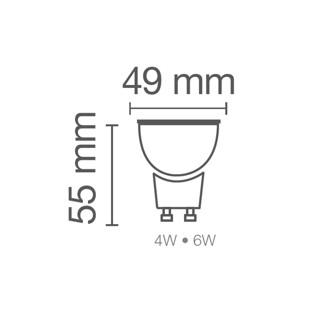 Foco par16 led superstar atenuable 5.5W 2700k osram