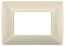 Placa de resina con chasis marfil quinziño mx Bticino