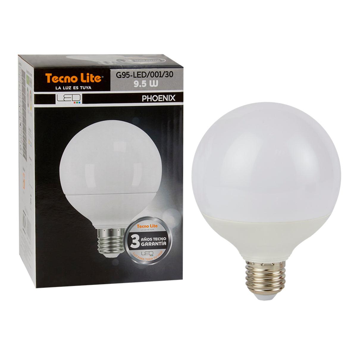 FOCO LED CEPHEI TIPO GLOBO 8W LUZ CALIDA TECNOLITE - GRUPODONPEDRO