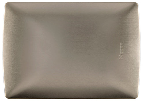 Placa ciega con chasis de aluminio perla quinziño mx Bticino