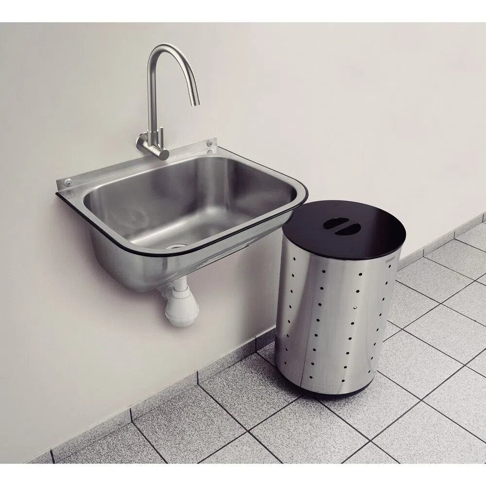 Lavadero de pared Tramontina de 34L acero inoxidable cepillado