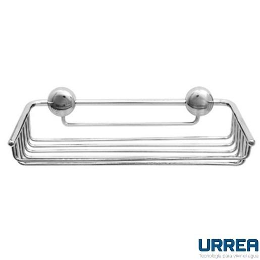 Repisa portajabón rectangular para regadera inox 9610