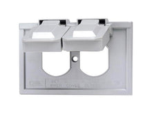 Placa intemperie duplex termoplastica Leviton