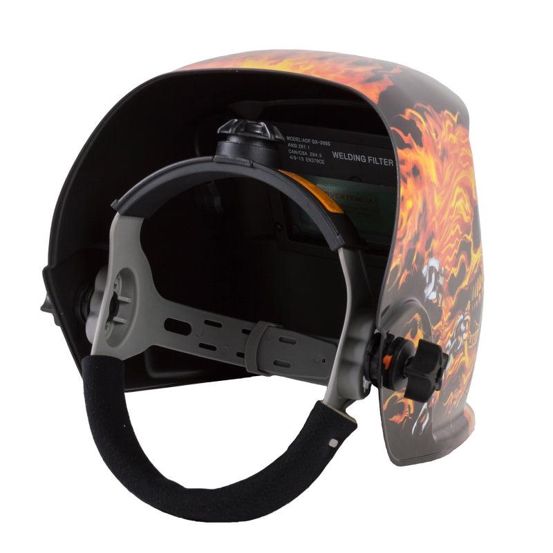 CARETA ELECTRÓNICA FUEGO-CALAVERA CE-M9 OAKLAND - GRUPODONPEDRO