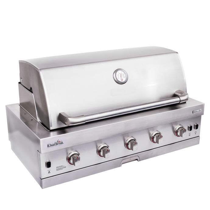 Asador de gas empotrabe serie Medallion 5 quemadores Charbroil