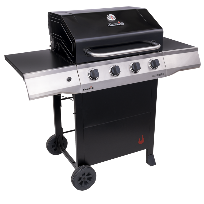 Asador de gas 420 de 4 quemadores negro Charbroil