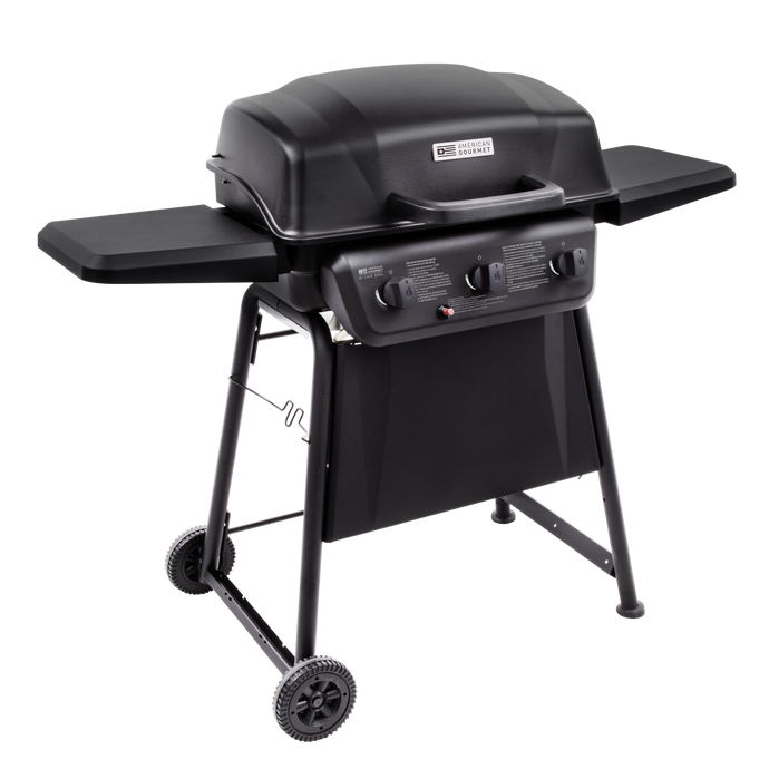 Parilla de gas de 3 quemadores serie Classic negro Charbroil