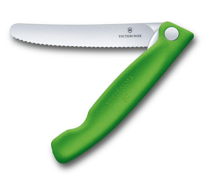 CUCHILLO PARA VERDURAS PLEGABLE VICTORINOX VERDE - GRUPODONPEDRO