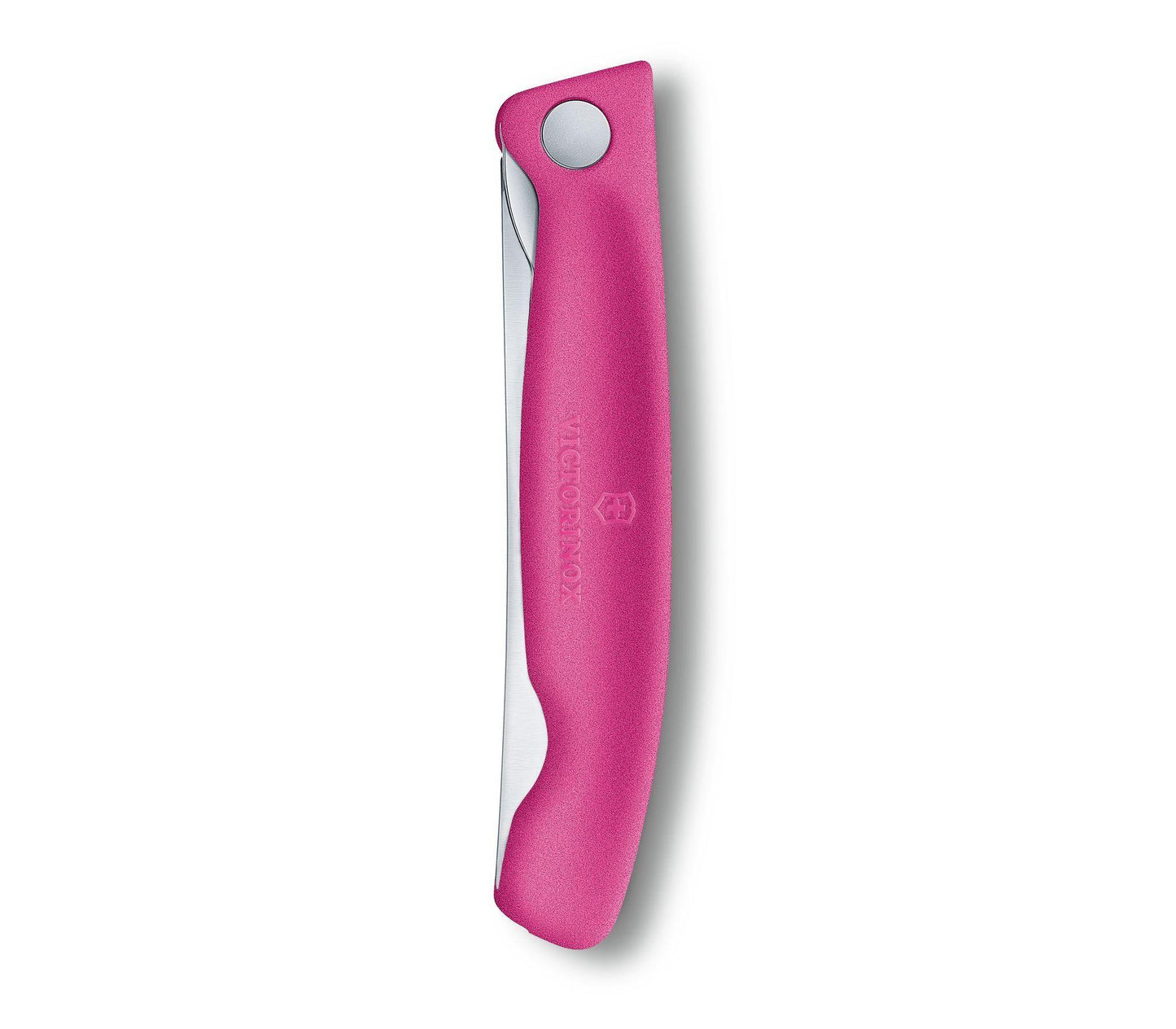 CUCHILLO PARA VERDURA PLEGABLE Y LIGERO VICTORINOX ROSA - GRUPODONPEDRO