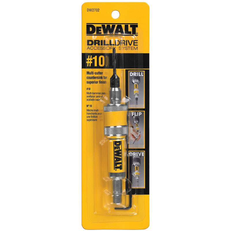 Unidad de cambio rápido con avellanador para madera Dewalt #10