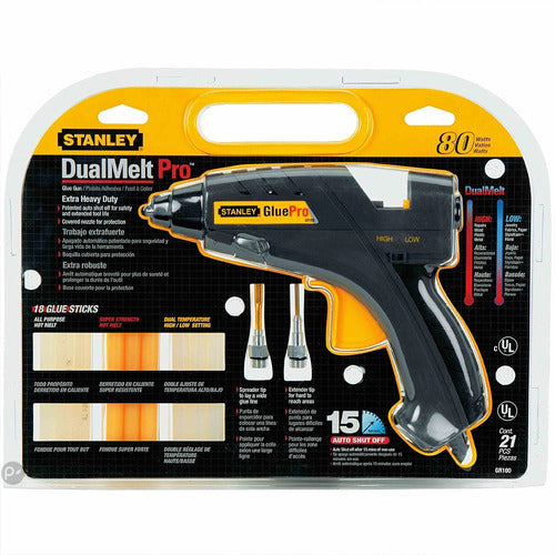 Kit de mini pistola de silicon dualmelt pro gr100 80w Stanley