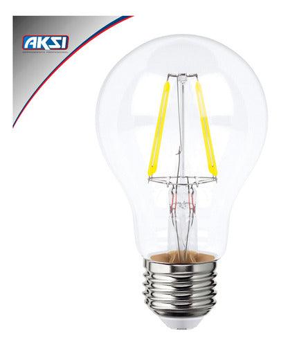 FOCO LED DE FILAMENTOS A19 8W 6500K E27 - GRUPODONPEDRO