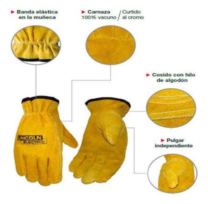 Guante Argonero de Carnaza - GRUPODONPEDRO