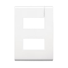 Placa blanca modus pro 2 modulos