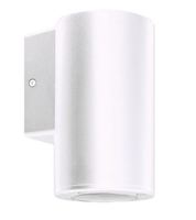 Luminaria wall light aplique single cylinder - blanco
