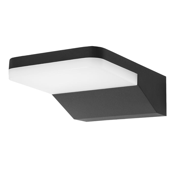 Luminario serenate s/muro 8w negro