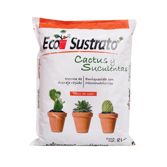 EcoSustrato Cactus y Suculentas 8 LT - GRUPODONPEDRO