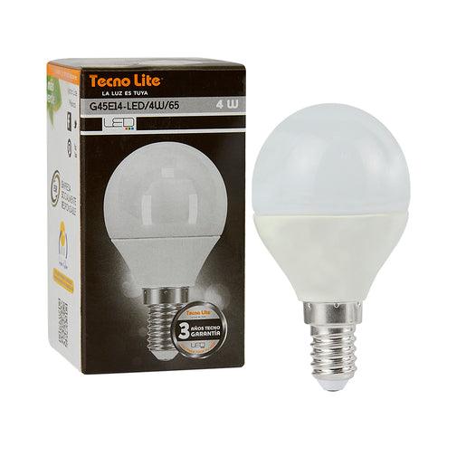 FOCO LED TIPO GLOBO 4W 6500K E14 - GRUPODONPEDRO