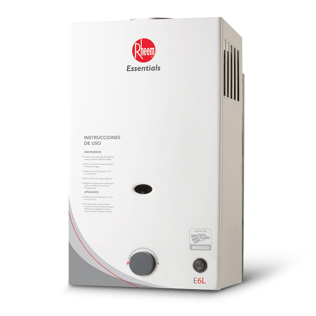 Calentador Essentials instantaneo Gas LP 1 servicio Rheem