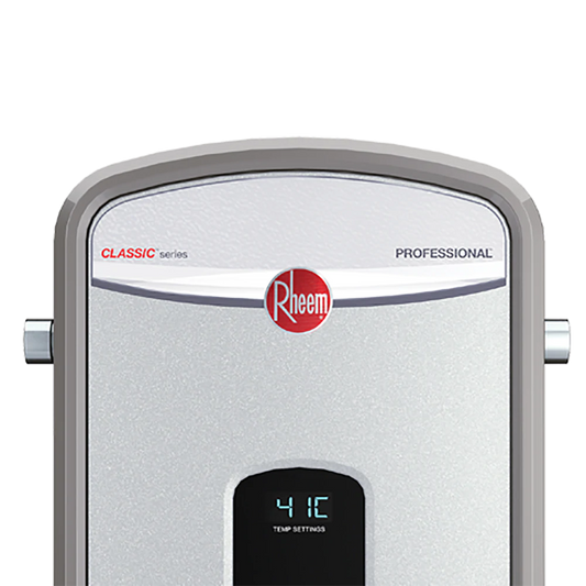 Calentador eléctrico instantáneo RTX3-08 Rheem de 240v para 1 servicio