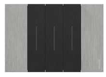 Placa de 3 modulos acero Livingnow Bticino