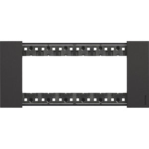 Placa livinglight negro 6 modulos