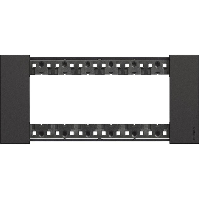 Placa livinglight negro 6 modulos