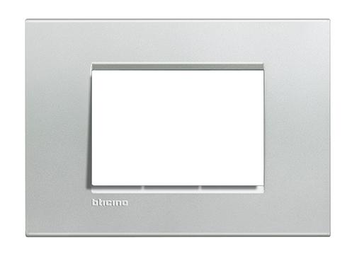 Placa livinglight rectangular plata 3 modulos