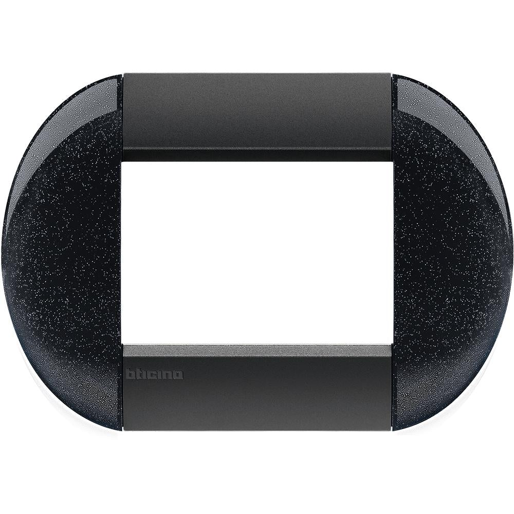 Placa livinglight antracita 3 modulos lnb4803ar