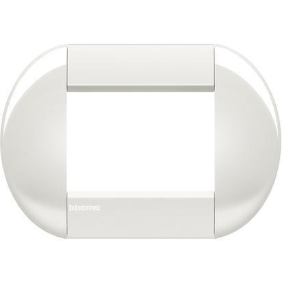 Placa redonda livinglight blanca 3 modulos