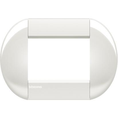 Placa redonda livinglight blanca 3 modulos