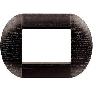 Placa livinglight de madera durmast oscuro 3 modulos