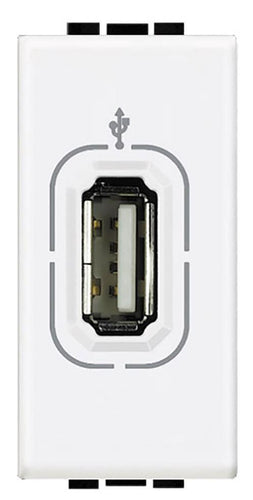 CONTACTO LIGHT BLANCO USB 1 MODULO N4285 - GRUPODONPEDRO