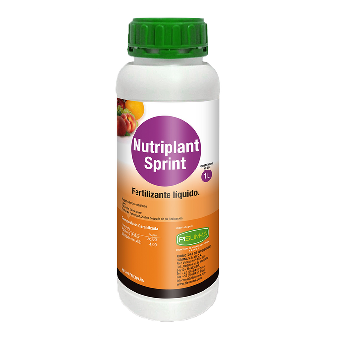 Nutriplant sprint fertilizante líquido 1 lts