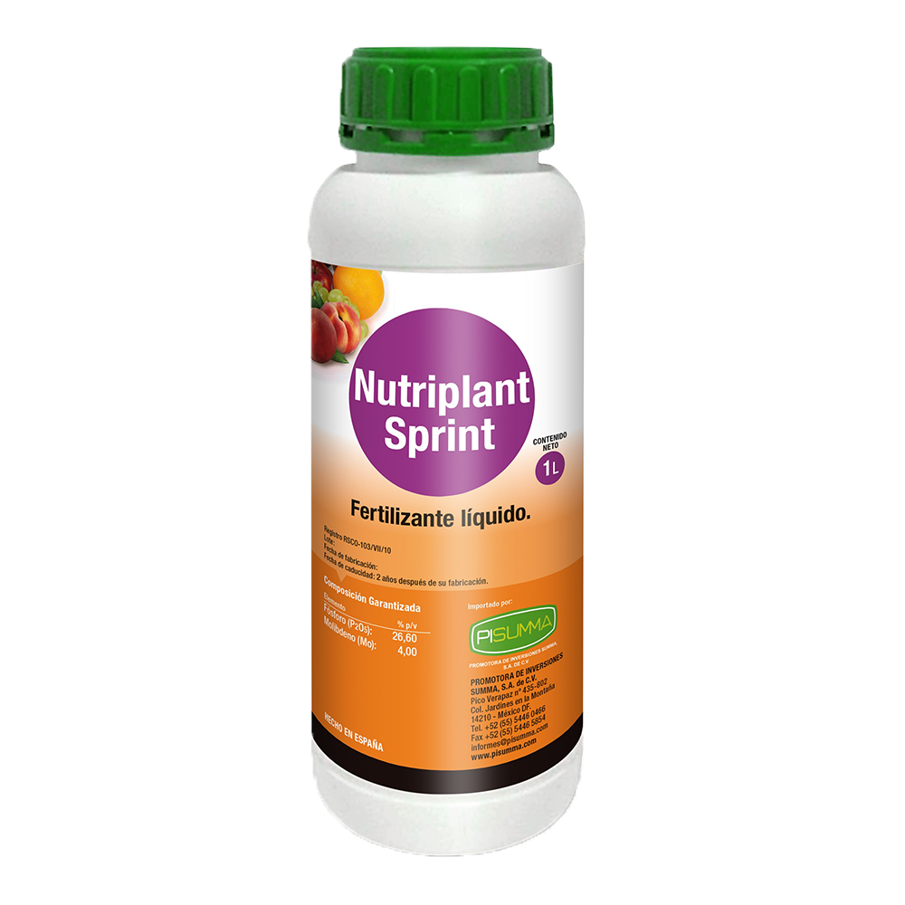 Nutriplant sprint fertilizante líquido 1 lts