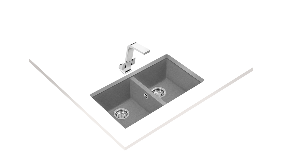 Fregadero Teka square 760 tegranite stone gray