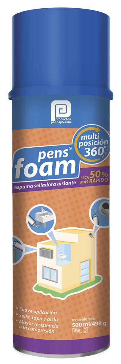 ESPUMA SELLADORA AISLANTE PENNSYLVANIA 500ML - GRUPODONPEDRO