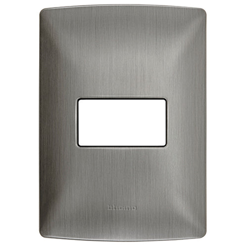 Placa de aluminio 1 modulo quinziño mx Bticino