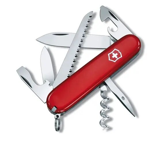 Navaja Victorinox camper roja 13 funciones