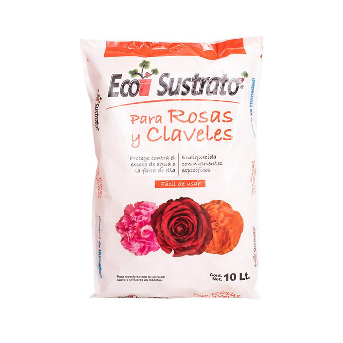 ECOSUSTRATO ROSAS Y CLAVELES 10 LT - GRUPODONPEDRO