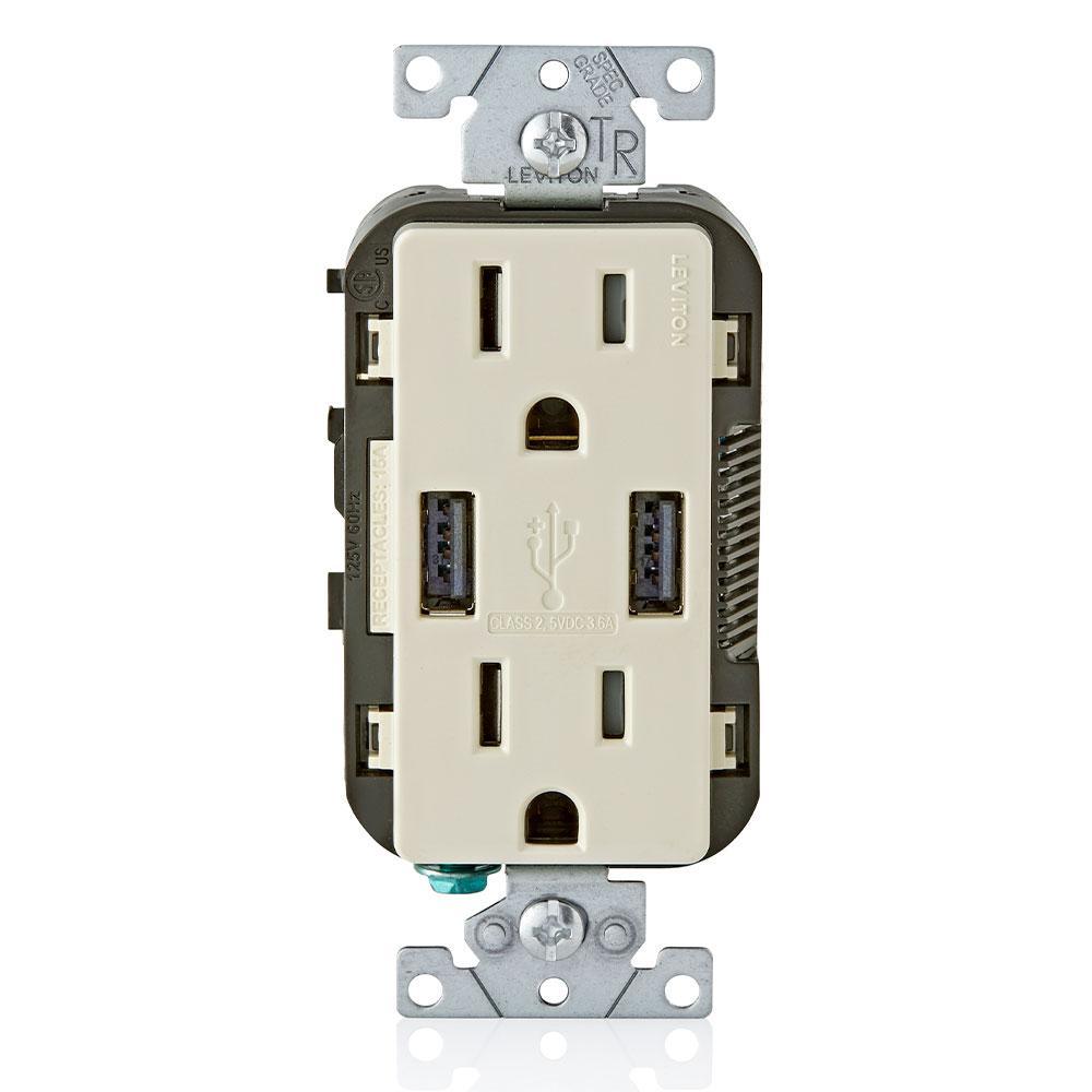 CONTACTO DUPLEX DECORA USB T5632-00T - GRUPODONPEDRO