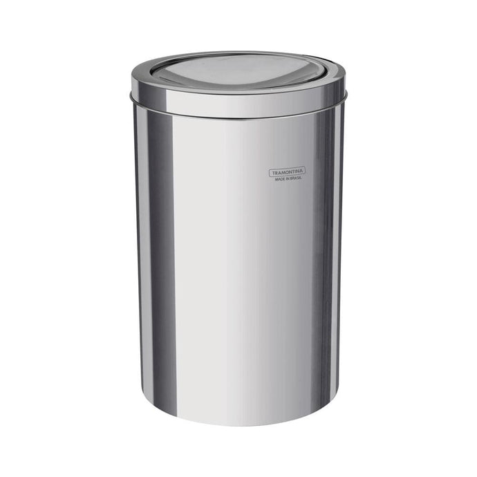 CESTO DE BASURA 12LT TRAMONTINA ACERO INOX - GRUPODONPEDRO