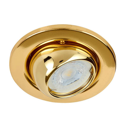 EMPOTRADO DIRIGIBLE ACARI 50W - GX5.3 DORADO - GRUPODONPEDRO